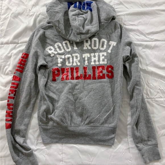 PINK Victoria’s Secret Philadelphia Phillies full-zip hoodie - Size S - Picture 2 of 3